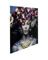 Картина на стекле Flower Art Lady 120x120cm