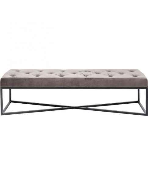 Скамья Crossover Grey Black 150x40cm