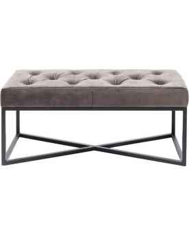 Скамья Crossover Grey Black 90x40cm