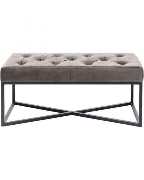 Скамья Crossover Grey Black 90x40cm