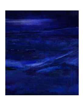 Картина маслом Abstract Deep Blue 80x80cm