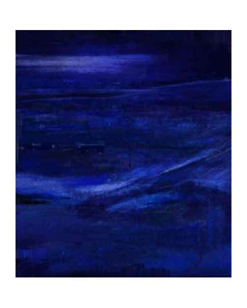 Картина маслом Abstract Deep Blue 80x80cm