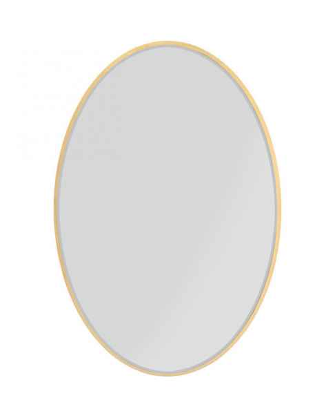 Настенное зеркало Jetset Oval Gold 94x64cm