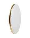 Настенное зеркало Jetset Oval Gold 94x64cm
