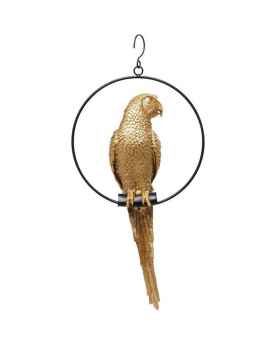 Деко обьект Swinging Parrot Gold