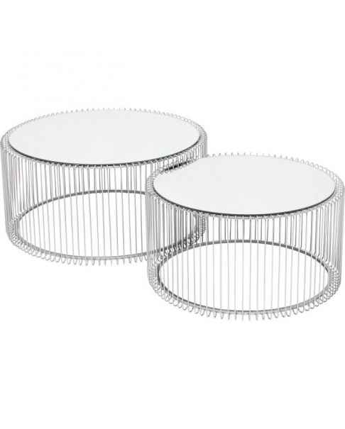 Кофейный столик Wire Silver (2/Set)