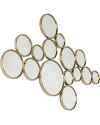 Настенное зеркало Bubbles Brass 93x138cm
