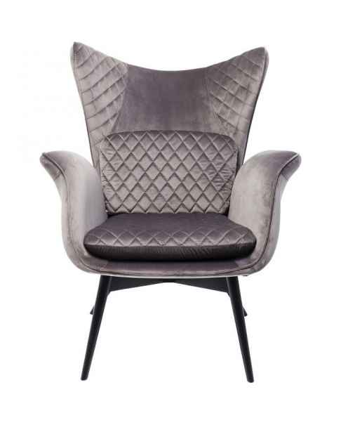 Кресло Tudor Velvet Silvergrey