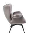 Кресло Tudor Velvet Silvergrey