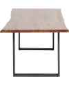 Стол Harmony Walnut Crude Steel 180x90cm