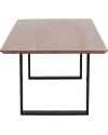 Стол Symphony Walnut Black 180x90cm