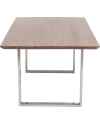 Стол Symphony Walnut Chrome 180x90cm