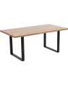 Стол Jackie Oak GK Black 200x100cm