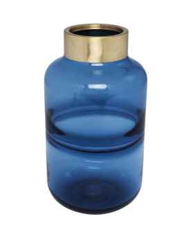 Ваза Positano Belly Blue 28cm