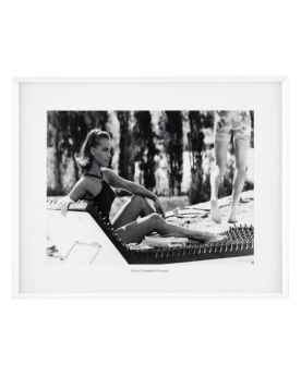 Картина Romy Schneider at the Pool