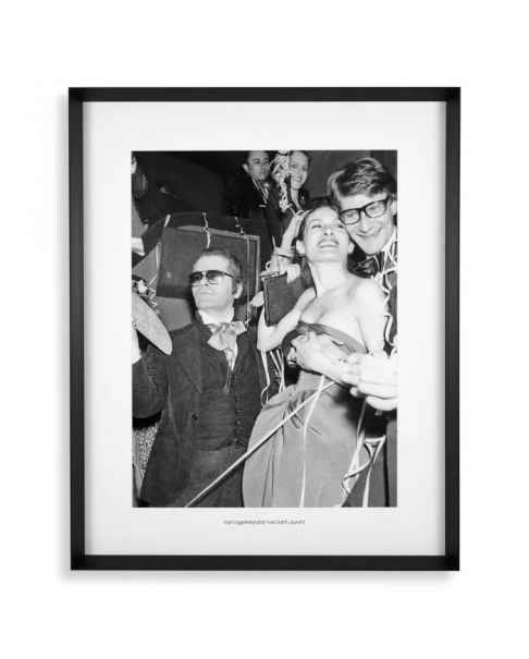 Картина Karl Lagerfeld and Yves Saint Laurent