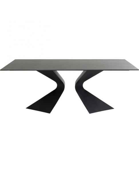 Стол Gloria O. Ceramic Black 180x90cm
