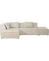 Угловой диван Infinity Ottomane Cord Cream Left