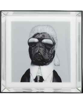 Картина в стеклянной раме Designer Dog 60x60cm
