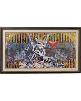 Картина в раме Lovers 180x106cm