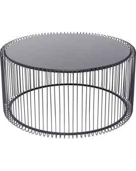 Кофейный столик Wire Uno Black Ø80cm