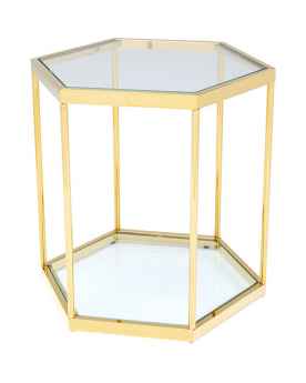 Приставной столик Comb Gold 55cm