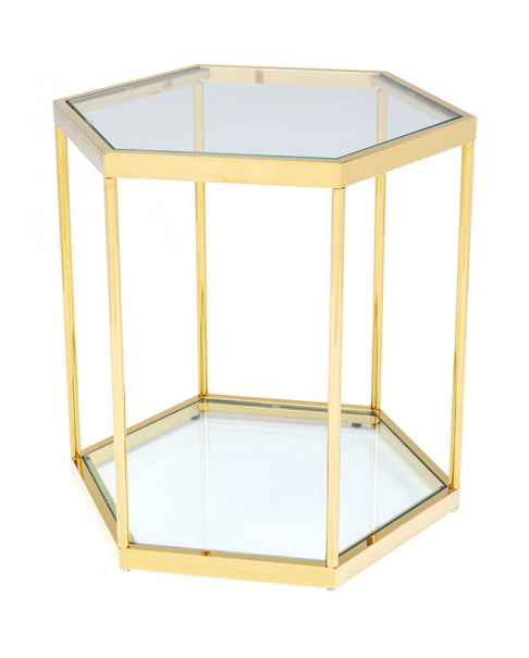 Приставной столик Comb Gold 55cm