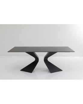 Стол Gloria Black Ceramic Black 200x100cm