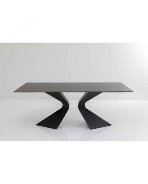 Стол Gloria Black Ceramic Black 200x100cm