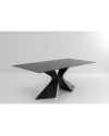 Стол Gloria Black Ceramic Black 200x100cm