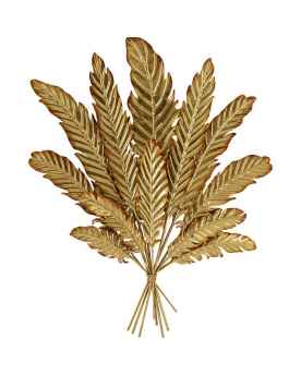 Настенный декор Leaf Bouquet Gold
