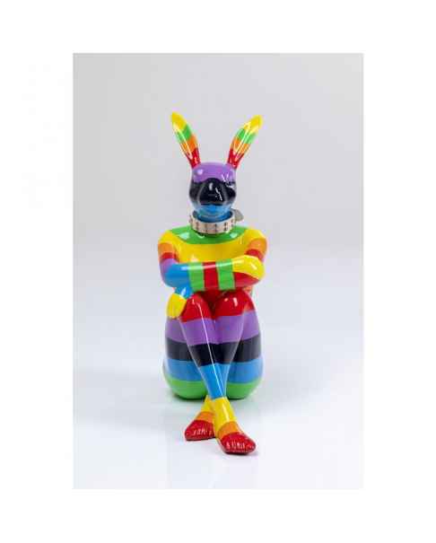 Статуэтка Sitting Rabbit Rainbow 80cm