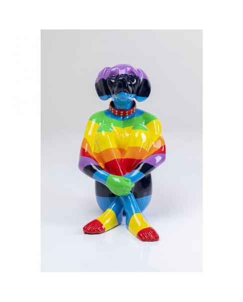 Статуэтка Sitting Dog Rainbow 80cm