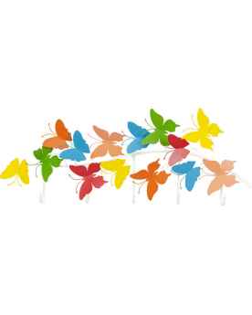 Вешалка для одежды Colorful Butterflies