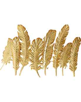 Вешалка для одежды Leaf Gold 86cm