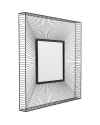 Настенное зеркало Dimension Square 91x91cm