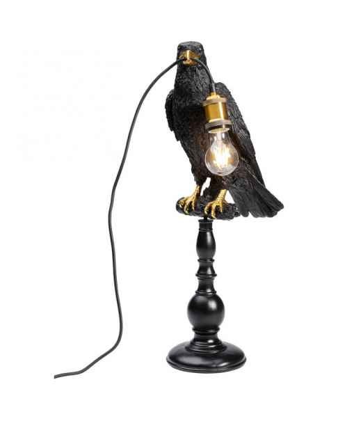 Настольная лампа Sitting Crow Mat Black