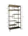 Стеллаж Loft Gold 195x115