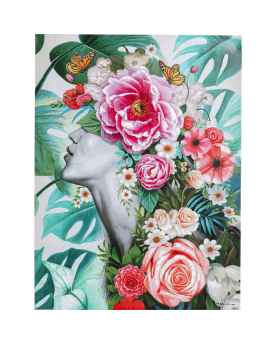 Картина маслом Flower Lady 120x90