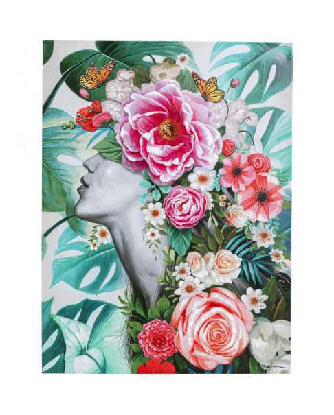 Картина маслом Flower Lady 120x90