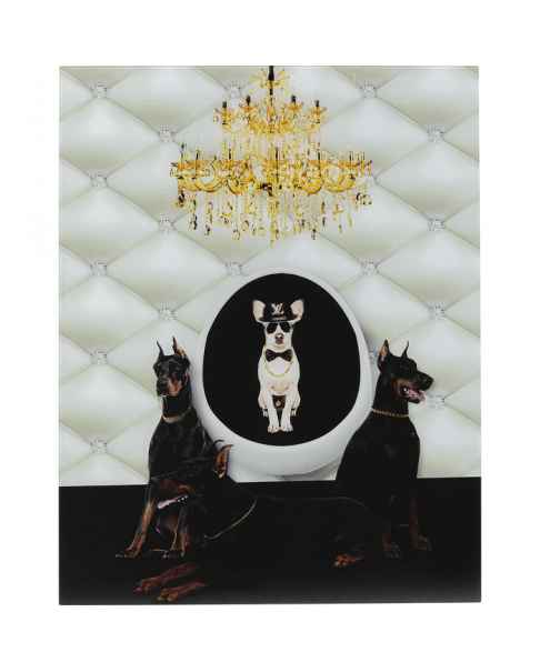 Картина на стекле Doberman Bodyguards 60x80