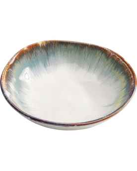 Блюдо Deep Organic White Blue Ø20