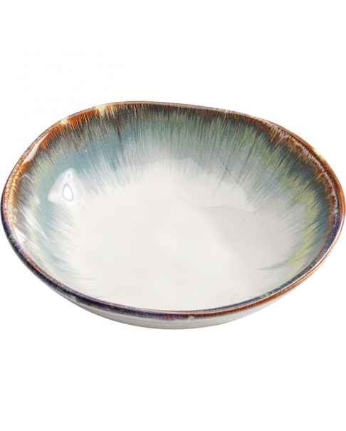 Блюдо Deep Organic White Blue Ø20
