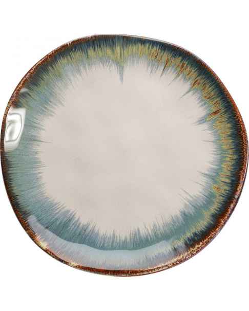 Блюдо Organic White Blue Ø20