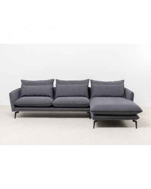 Угловой диван Monza Right Grey 296cm