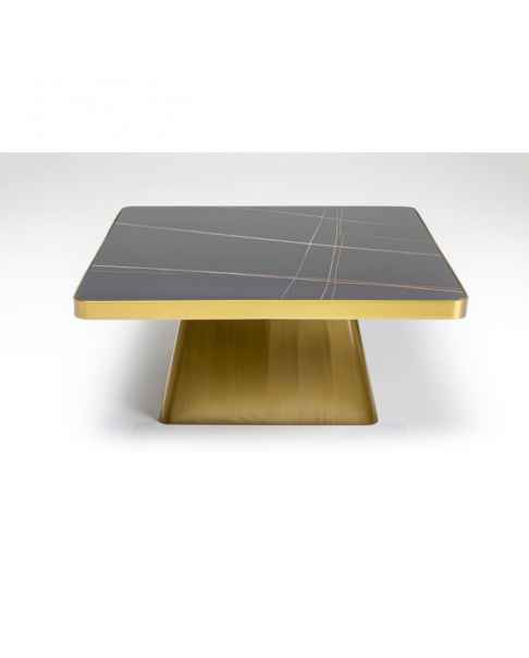 Кофейный столик Miler Gold 80x80cm