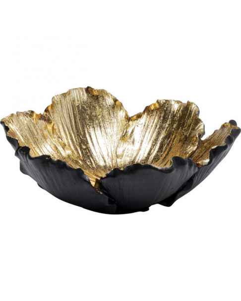 Подсвечник Flower Bloom Black Gold Ø20