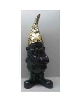 Статуэтка Gnome Standing Black Gold 46cm