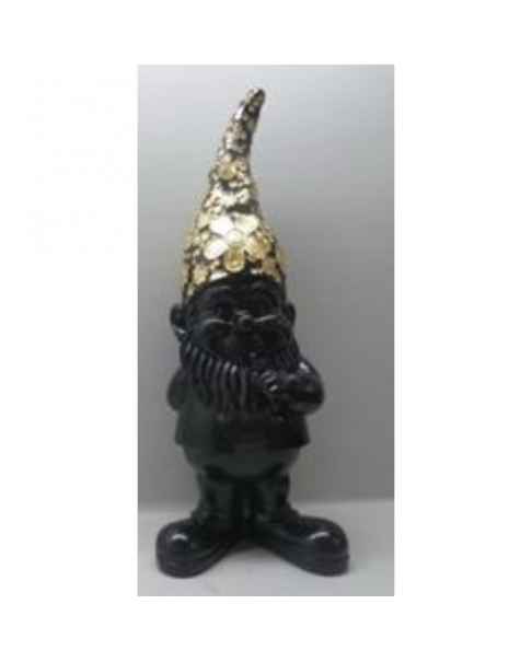 Статуэтка Gnome Standing Black Gold 46cm