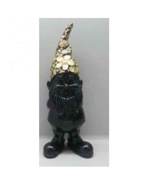 Статуэтка Gnome Standing Black Gold 30cm